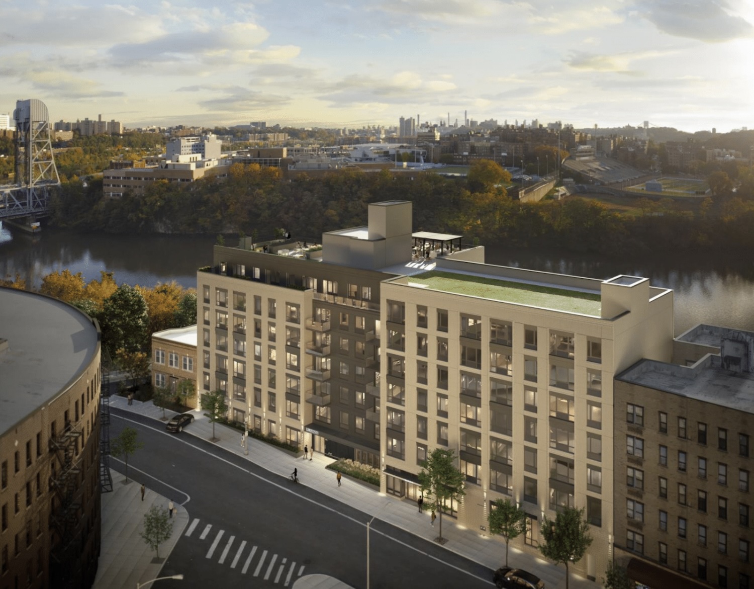 Rendering of 170 West 225th Street, courtesy of Timber Equities